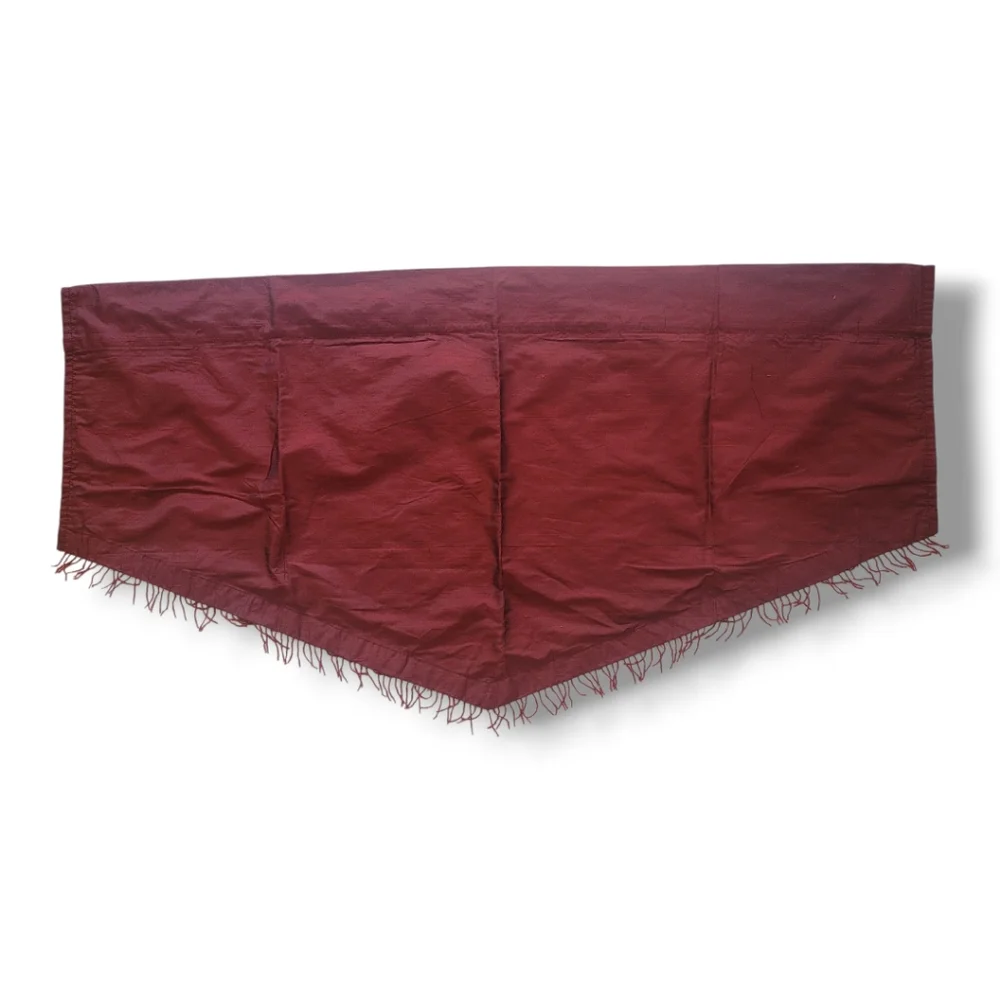 Dupuoni Silk Bead Tassled Window Valance/Curtain Topper